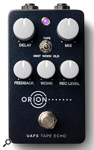 The Orion tape echo pedal.